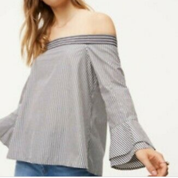LOFT Tops - HP! LOFT Off The Shoulder Bell Sleeve Top